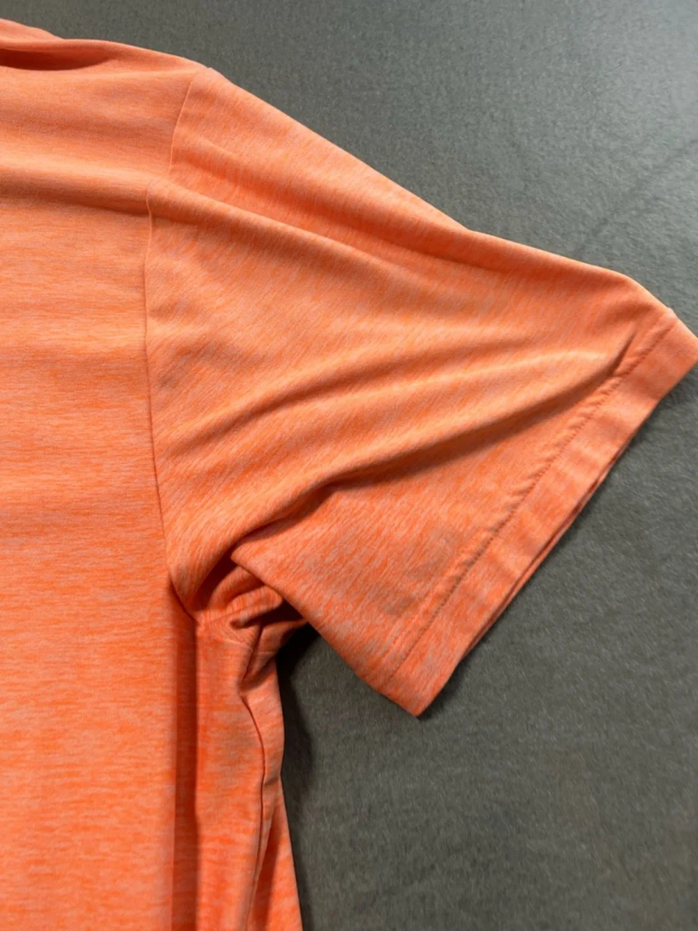 Under Armour Men’s Coral-Orange Polo Golf Shirt - Picture 13 of 14